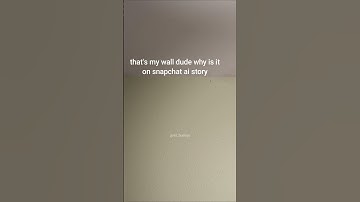 Why is my wall on the Snapchat AI