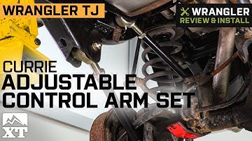 Jeep Wrangler TJ Currie Johnny Joint 8-Piece Adjustable Control Arm Set Review & Install