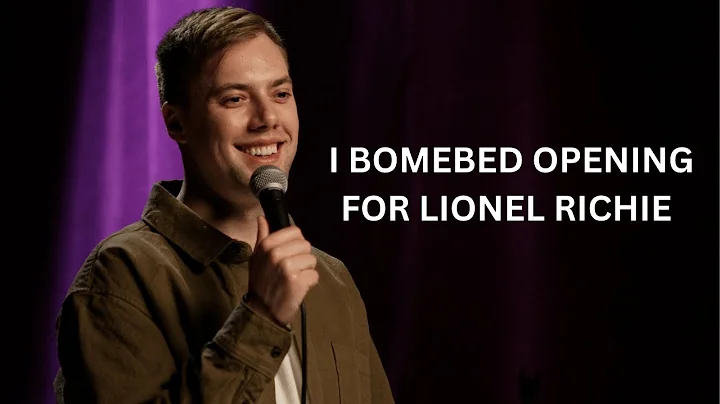 I bombed opening for Lionel Richie 