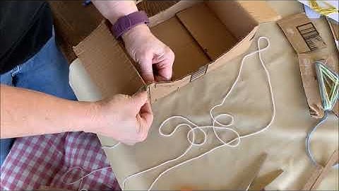 How to make a simple box loom for weaving