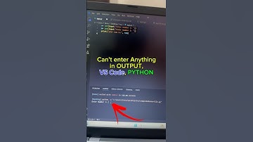 Can’t enter anything in output | VS in PYTHON | Coding problems and tips | #code #vscode #python