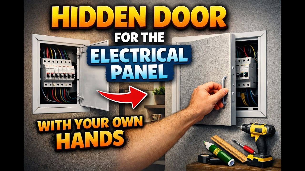 Hidden Door for the Electrical Panel with your own Hands