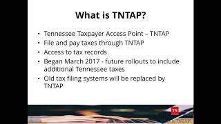 What is TNTAP?