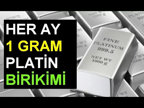 Her Ay 1 Gram Platin Biriktirmek-Yatırım Tavsiyesi Değildir #platinum #döviz #commodity #dolar#para