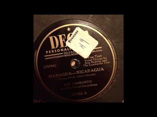 Guy Lombardo & His Royal Canadians - Managua Nicaragua