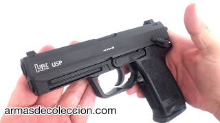 Pistola HK USP Compact Blowback 6mm - AirSoft