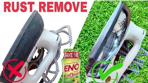 RUST REMOVE | RUST REMOVE ELECTRIC IRON WITH ENO | REMOVE RUST | CLEAN WITH ENO | RUST REMOVER