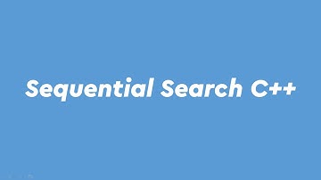 Sequential Search dengan C++