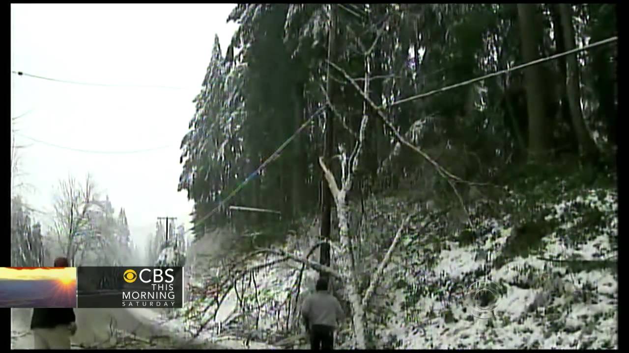Major power outages hit Pacific Northwest - YouTube