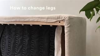 How to change legs on your IKEA sofa