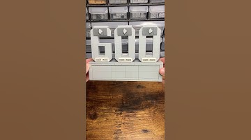 Day 600 of building a silver play button out of LEGO until I get a real one #lego #playbutton #short