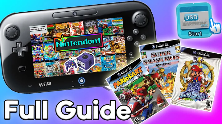 Full Guide to Play GameCube Games on Wii U (Nintendont + USB Loader GX)