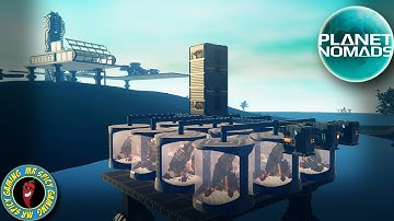 HACKING THE MONUMENT & AUTOMATING WATER PRODUCTION  -  Planet Nomads Gameplay S2 Ep9