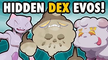 Creating Hidden POKEMON EVOLUTIONS from Pokedex entries!!