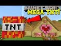 Minecraft: MEGA TNT!!! (TNT BIGGER THAN JEN'S HOUSE!)