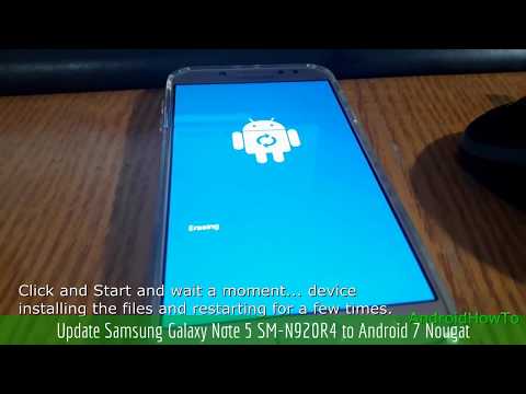 Update Samsung Galaxy Note 5 SM-N920R4 to Android 7 Nougat