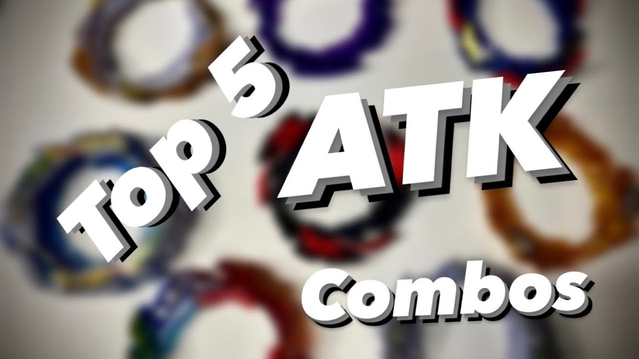 MEJORES 5 Combos ATAQUE Beyblade DB BU - YouTube
