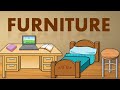FURNITURE | English Vocabulary | Types of Furniture | Names of Furniture | Furniture Quiz