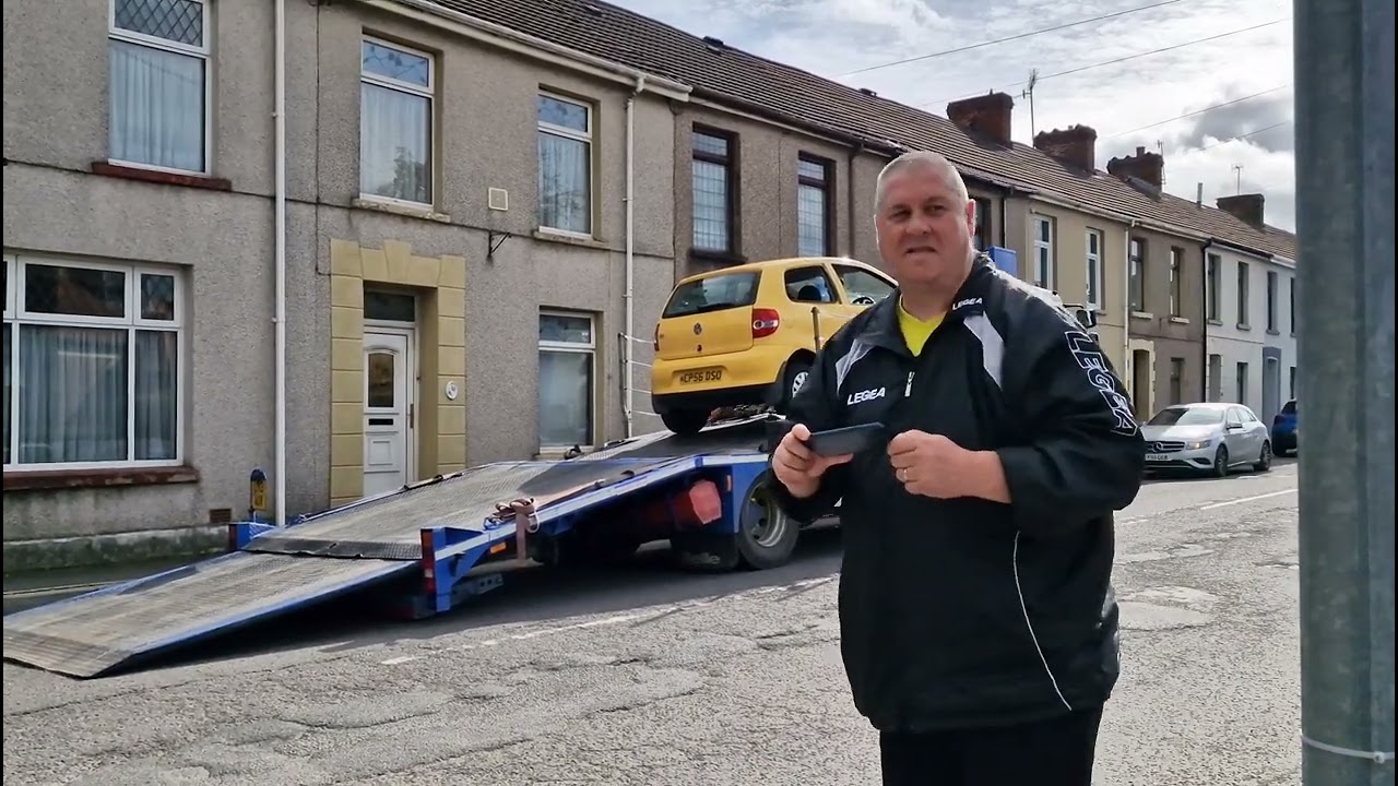 Stradey Park Hotel Protest Episode 23, Security car written off