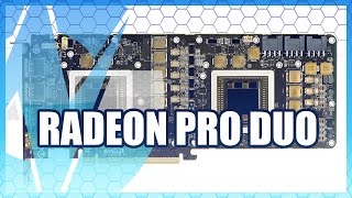 AMD Radeon Pro Duo Specs, Cooler, & Launch