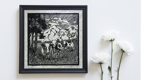 Quy trình làm tranh khắc gỗ