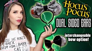 DUAL SIDED &amp; INTERCHANGEABLE BOW! Hocus Pocus Ears | DreamItDeOcampo