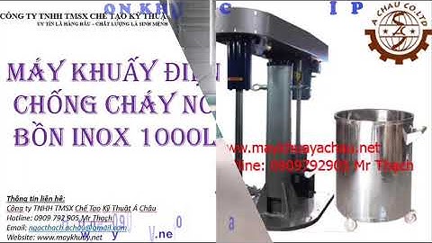 Bồn khuấy trộn hóa chất+ composite 2 m3 năm 2024