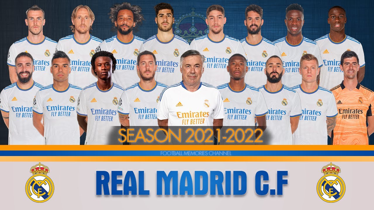 Real Madrid C F Season 2021 2022 Official Squad Kit And Potential real-madrid-c-f-season-2021-2022-official-squad-kit-and-potential