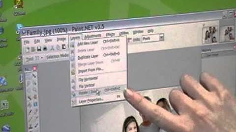 Straightening a photo using Paint.net