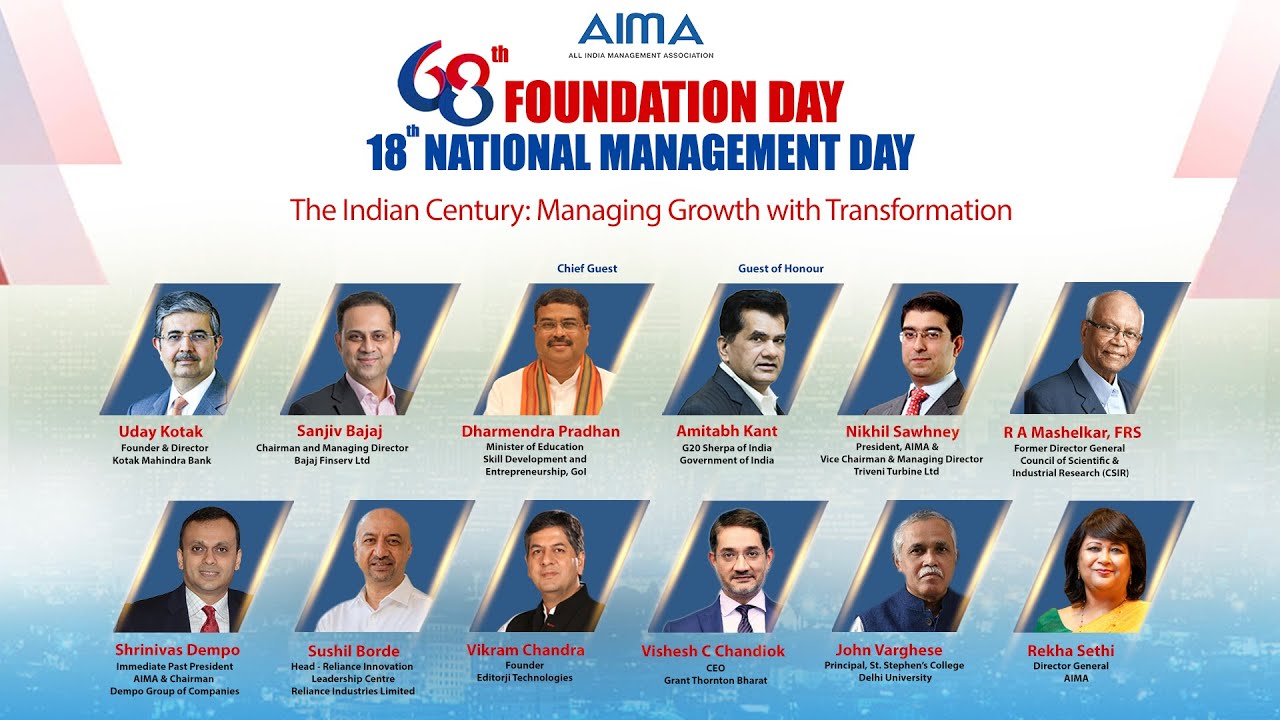 Live 68th Foundation Day and 18th National Management Day 2102
