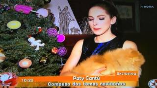 Paty Cantú pone su árbol junto al programa "Hoy" (Martes 9 de Diciembre 2014)