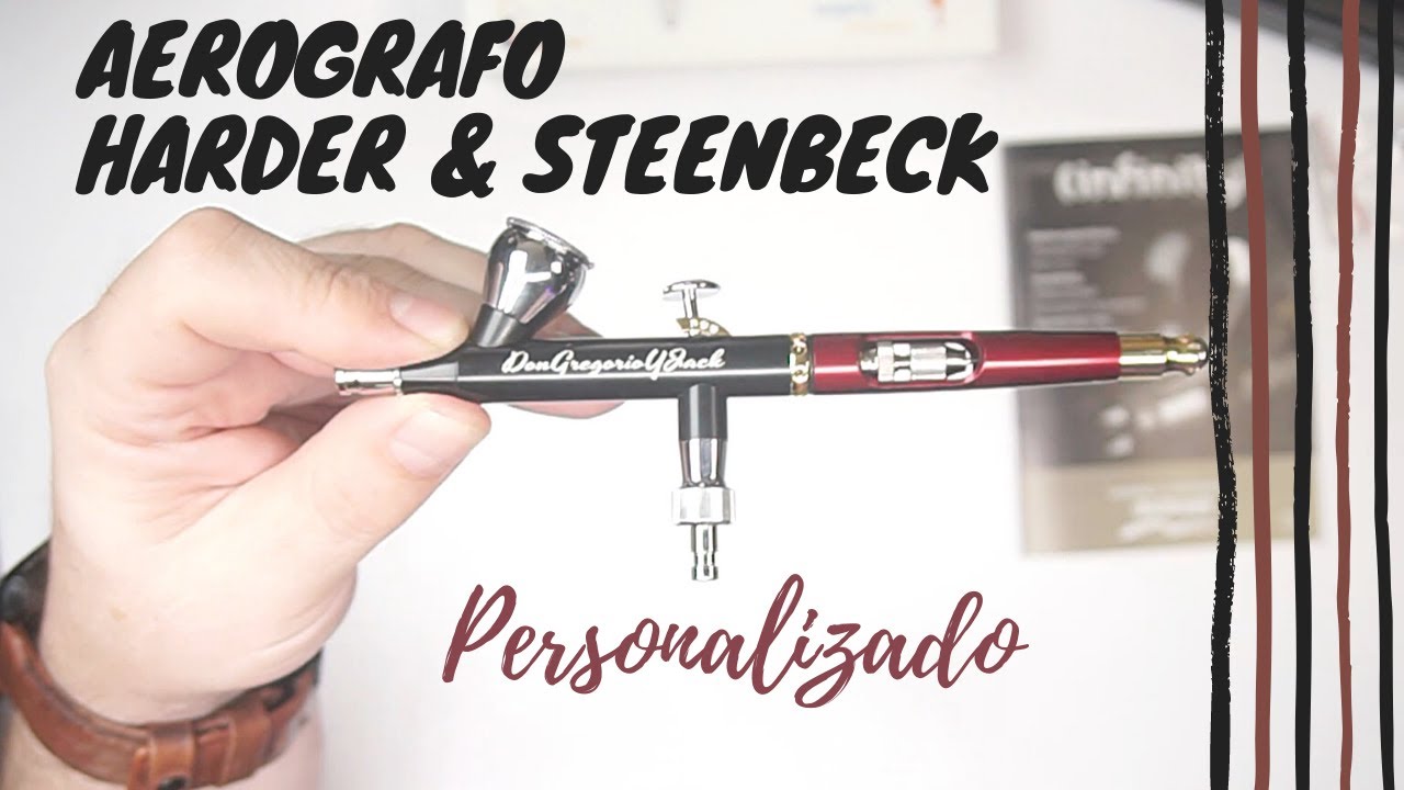 PERSONALIZA TU AEROGRAFO COMO QUIERAS DE HARDER & STEENBECK