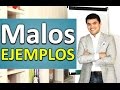 Los malos ejemplos