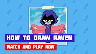 Como DESENHAR a RAVENA - Jovens Titãs em Ação - Como DIBUJAR a RAVEN -  Jovenes Titanes en Accion 