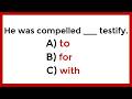 Mixed Grammar Quiz | If you Can Get 10 out of 40, Your Brain is Fantastic #234