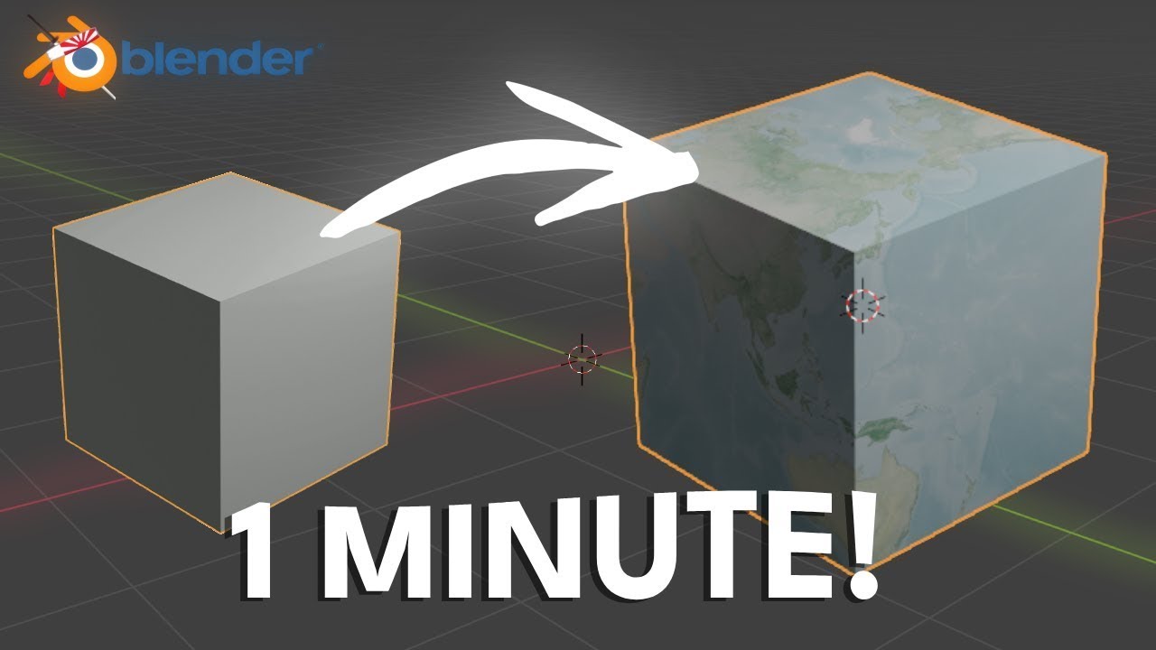 How to Add Textures in Blender in 1 Minute! - YouTube