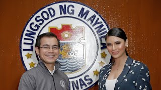 Miss Universe Philippines 2019 Gazini Ganados meets Manila Mayor Isko Moreno
