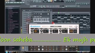 Mera mann kehne laga- Instrumental Fruity loops Cover.