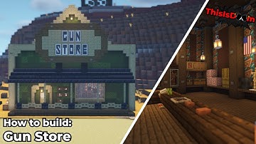 How to Build a Wild West Gun Store | Minecraft Tutorial