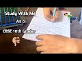 What a CBSE 10th Grader’s Study Day Really Looks Like 😩☘️ #video #study #cbse10th