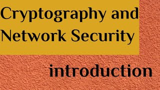 Cryptography and Network Security introduction || CNS in Telugu #cryptographyandnetworksecurity