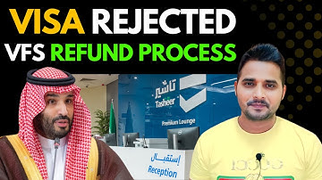 VFS से Visa Reject होने पर Refund कैसे मिलता है? | पूरा Process Hindi में | Saudi