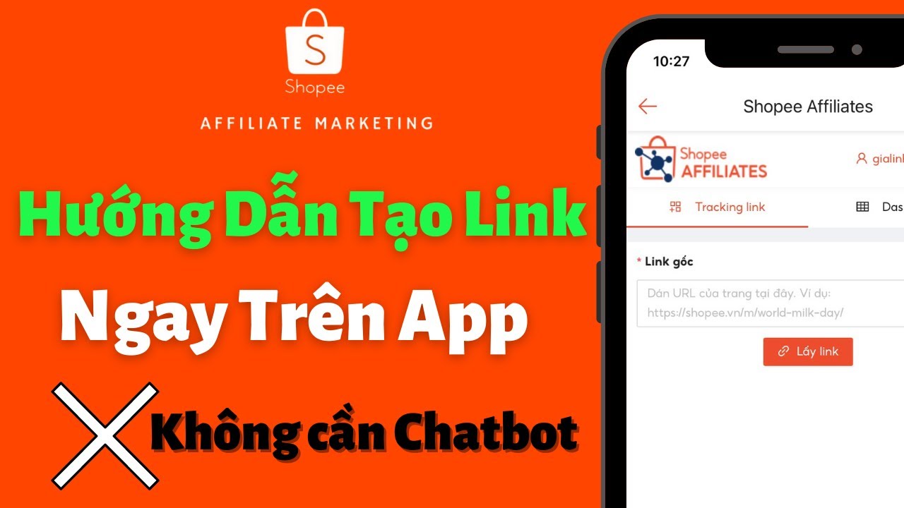 Hướng Dẫn Cách Tạo Link Tiếp Thị Liên Kết Shopee Trên App Kiếm Tền Mới Nhất | Shopee Affiliate