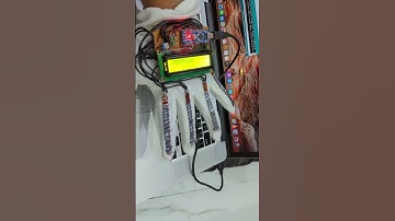 Arduino Nano and Lcd Display Flex Sensor Controlled Glove || A NEW WAY OF INNOVATION