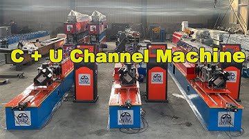C channel roll forming machine | U channel roll forming machine | stud and track making machine
