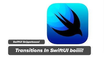 SwiftUI Transition - How to animate views with Transition in SwiftUI & Xcode 11