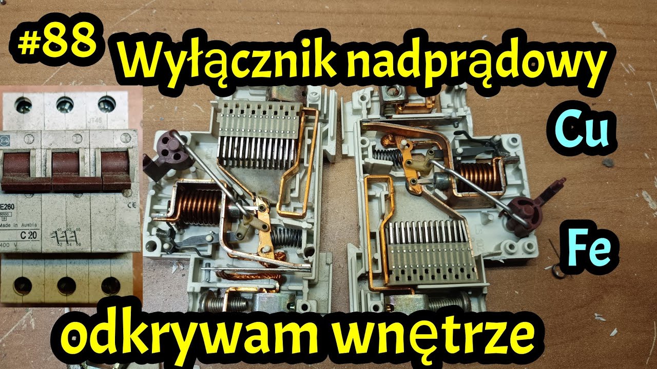 #88 Wyłącznik nadprądowy. Odkrywam jego wnętrze #recykling #miedz #wylaczniknadpradowy