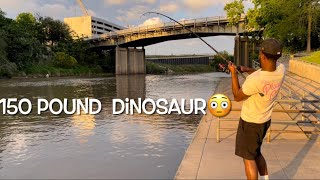 Fishing In Downtown Houston(150 POUND MONSTER😳)