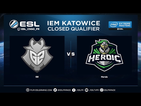CS:GO - G2 vs Heroic - Cache - IEM Katowice Qualifier