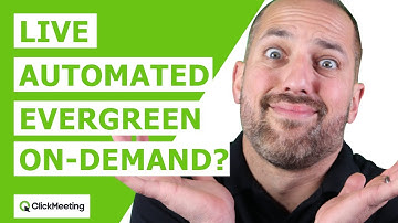 Differences between live, automated, evergreen, and on-demand webinars